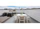 Stylish rooftop deck with modern outdoor dining set, cozy seating, and sleek design, perfect for entertaining at 1256 Xavier St, Denver, CO 80204
