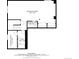 Basement floor plan featuring a recreation room, electrical room and bathroom at 2976 Open Sky Way, Castle Rock, CO 80109