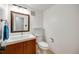 Clean, simple half bathroom at 2917 S Locust St, Denver, CO 80222