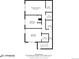 Upstairs floor plan features bedrooms with walk-in closets and baths for the primary and secondary bedrooms at 2917 S Locust St, Denver, CO 80222