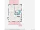 Detailed floor plan showcasing the layout of the living room, kitchen, bedrooms, and bathrooms at 2931 W 20Th Ave, Denver, CO 80211