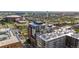 Aerial view showcasing the building's location and surrounding cityscape at 1401 Wewatta St # 1006, Denver, CO 80202