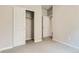 This bedroom features a large closet with ample storage space at 14390 Heritage Dr, Mead, CO 80504