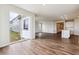 Bright open floor plan with sliding glass doors leading to the exterior at 14390 Heritage Dr, Mead, CO 80504
