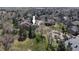 Aerial view of home in the community, showcasing walking paths and common area at 6251 Willow Ln, Boulder, CO 80301