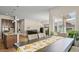 Open floor plan with kitchen, dining area and living room at 17670 W 94Th Dr, Arvada, CO 80007