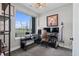Bright home office featuring a large window with scenic views and modern décor at 4072 W 17Th Ave, Denver, CO 80204