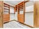 Large walk-in closet with ample shelving and drawer space at 127 Windwood Cir, Breckenridge, CO 80424