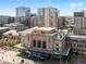 An aerial view of the historic Union Station, showcasing its architectural grandeur and bustling surroundings at 1792 Wynkoop St # 508, Denver, CO 80202