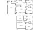 Detailed floor plan showcasing the layout of the home's two floors and room dimensions at 1522 Utah St, Golden, CO 80401