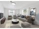 Comfortable living room featuring a large sectional sofa, stylish decor, and ample natural light at 1522 Utah St, Golden, CO 80401