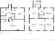Detailed floor plan showcasing the layout of the home and room dimensions at 4406 S Delaware St, Englewood, CO 80110