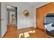 Bedroom featuring wood floor and closet for ample storage at 435 Cody Dr, Lakewood, CO 80226