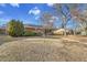 View of the home showing the front yard and a mature tree at 435 Cody Dr, Lakewood, CO 80226