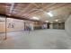 Spacious unfinished basement featuring concrete foundation at 87 Elmgreen Ln, Evergreen, CO 80439