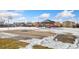 Neighborhood basketball court with nearby playground and pavilion. Some snow on the ground at 9121 Harlequin Cir, Frederick, CO 80504