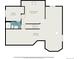 Basement floor plan layout with bedroom, bathroom, recreation room, and basement areas at 510 W Prestwick Way, Castle Rock, CO 80104