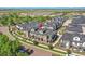 Desirable neighborhood with townhouses features brick accents, balconies, and easy street access at 5179 S Fairplay St, Aurora, CO 80015