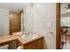 Bathroom boasts double sinks and vanity at 11908 W Aqueduct Dr, Littleton, CO 80127
