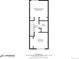 Third floor plan displaying primary bedroom, second bedroom and bathroom layout at 8901 Field St # 76, Broomfield, CO 80021