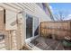 Patio has concrete floors and a wooden fence at 8901 Field St # 76, Broomfield, CO 80021