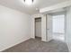 Bedroom featuring neutral walls, carpet, closet, and a ceiling light at 3270 W 134Th Ave, Broomfield, CO 80020