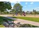 Neighborhood park with a colorful playground and mature trees, perfect for Gathering outings at 4465 N Umatilla St, Denver, CO 80211