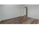 This bedroom boasts wood flooring and neutral walls, creating a blank canvas for personalization at 7755 E Quincy Ave # 308A5, Denver, CO 80237