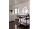 View of the kitchen and adjacent dining area, showcasing an open floor plan layout at 1200 S Patton Ct, Denver, CO 80219