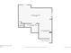 Floorplan of the unfinished basement with dimensions, stairs, and space not shown areas at 455 N Old Hammer St, Aurora, CO 80018