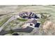 Expansive property featuring a custom home, detached garage, and picturesque views of the surrounding landscape at 220 High Meadows Loop, Elizabeth, CO 80107