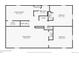 Basement floor plan showcasing bedroom, bathroom, laundry, and Gathering room dimensions for a spacious layout at 2201 S Lowell Blvd, Denver, CO 80219