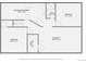 Layout of the basement featuring two bedrooms and a bathroom at 1145 W 101St Ave, Northglenn, CO 80260