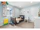 Charming bedroom with playful decor, a window view, and comfortable furnishings at 10788 Ventura St, Commerce City, CO 80022