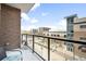 Private balcony overlooking city views at 20 Wilcox St # 314, Castle Rock, CO 80104