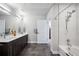 Bathroom with double vanity and a bathtub at 20 Wilcox St # 314, Castle Rock, CO 80104