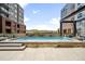 Community pool with city views at 20 Wilcox St # 314, Castle Rock, CO 80104