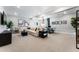 Spacious finished basement featuring neutral color palette, modern furniture, and decorative accents at 3444 Recess Pt, Castle Rock, CO 80108