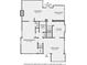 Detailed floor plan showcasing the layout of the home, including the living room, bedrooms, kitchen, and bathrooms at 3360 Magnolia St, Denver, CO 80207