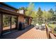 Enjoy the outdoors on this large deck with a grill and mountain views at 25357 Snyder Ave, Conifer, CO 80433