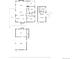 Floor plan of the second and third floor, showing the layout of the kitchen, bedrooms and living room at 25357 Snyder Ave, Conifer, CO 80433