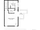 Floor plan of the third floor, showing the layout of the primary bedroom, bath and deck at 25357 Snyder Ave, Conifer, CO 80433