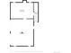 Floor plan of the first floor, showing the layout of the utility and garage at 25357 Snyder Ave, Conifer, CO 80433