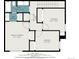 Upstairs floorplan showing the layout of the bedrooms and bathrooms at 11917 Monroe St, Thornton, CO 80233