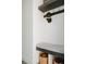 Welcoming mudroom featuring a convenient bench and storage solution, great for organization at 527 Fox St, Denver, CO 80204
