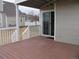 Inviting back deck with access from the sliding glass door - great space for outdoor entertaining and relaxing at 2179 Sunridge Cir, Broomfield, CO 80020