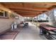 An outdoor covered patio and grill with RV parking at 4713 Cody St, Wheat Ridge, CO 80033