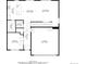 Floor plan of the 1st floor featuring a kitchen, living room, bedroom, foyer, and garage at 13673 Valentia St, Thornton, CO 80602