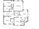 Detailed floor plan showcasing the layout of the main level, including bedrooms, bathrooms, and living spaces at 9446 E 51St Dr, Denver, CO 80238