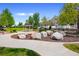 Community park featuring a gazebo, walking paths, and lush landscaping at 14247 Pikeminnow Pl, Broomfield, CO 80023